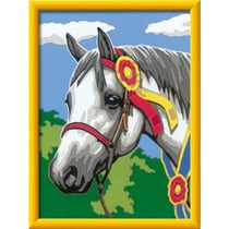 Numero d'art chevaux blanc dans le pre - ravensburger - 200955