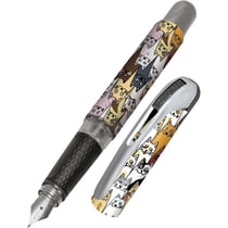 Stylo plume - Encre - Rechargeable - Chats rigolos - Pour l'école - ONLINE