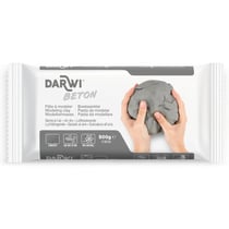 Pâte à modeler - Effet béton - Autodurcissante - Enfant et adulte - Darwi - 500g