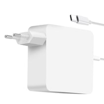 Moxie Chargeur Secteur USB C pour MacBook Charge Rapide 45W Câble 1.7m Blanc