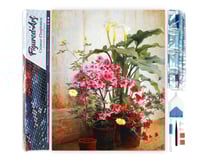 Diamond Painting Broderie Diamant Figured’Art 40x50cm toile entière roulée avec diamants carrés - Côté d'une serre