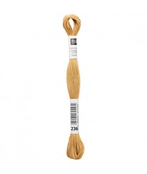 Fil à broder mouliné Uni - Rico Design 236 Marron
