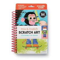 Livre scratch Art – Mix et match – Animaux – Crocodile Creek