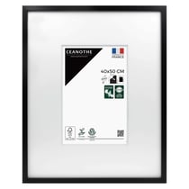 Cadre photo Wild noir 40x50 cm avec passe-partout 20x30 cm