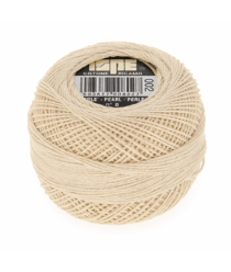 Fil coton perlé ISPE n°8 - Beige écru Uni - 10 g - 82 m