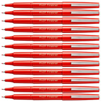 Lot de 12 feutres extra fins - PILOT Fineliner - Pointe 0,4 mm - Rouge