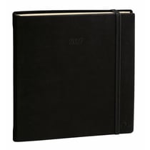 Agenda - 2026 - Exécutif Prestige - Semainier Planning - Multilingue - Silk - Noir - 13 mois de décembre à décembre - 16x16 cm - Papier Clairefontaine ivoire - Fabrication française - Quo Vadis