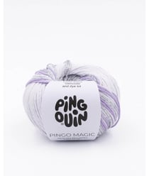 Pelote de coton brillante Pingo Magic - Pingouin Lilas Violet