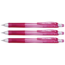 Porte-mine Pentel Energize.X - Pointe 0,5 mm - Corps rose - Lot de 3