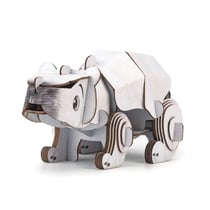 MierEdu PUZZLE 3D CONSTRUCTION&SON: ANIMAUX MARINS / OURS POLAIRE 11,73x6x5,53cm, avec son, fonctionne sur une piles
bouton CR2032 (incl.), en boîte 10,8x3,5x19,4cm, 6+