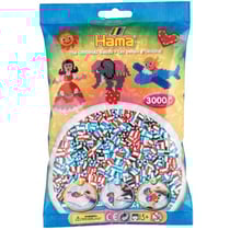 Sachet de 3000 perles à repasser hama midi bicolore - loisirs créatifs - 201-91
