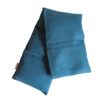 Bouillotte cervicales Lin Bleu pétrole - Le Gang des Fougères