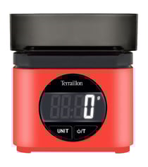 BA22 MYTHIC ROUGE - TERRAILLON - Balance de cuisine électronique - Capacité 5Kg- Bol 0,7L