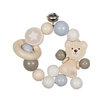 Hochet en bois ourson