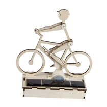 Maquette cycliste solaire à construire