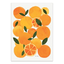 Affiche 30x40 cm - Mediterranean oranges - El Buen Limon