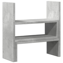 Organisateur armoire de bureau réglable bois d'ingénierie gris 02_0043580