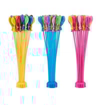 Lot de 111 Bombes à Eau avec Adaptateur de Robinet Remplissage Rapide Auto Fermeture pour Enfants