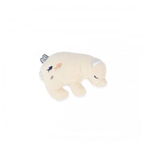 Peluche bouillotte ours polaire 15cm