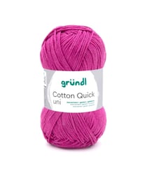 Fil à tricoter COTTON QUICK UNI - Gründl - PPSC - certifié Oeko-Tex 108 Rose