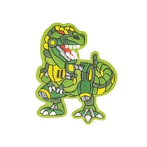 Ecusson thermocollant animal robot t-rex 5.5x4.5cm