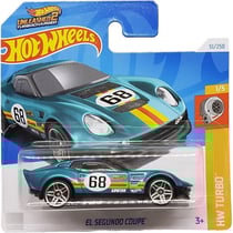 Vehicule el segundo coupe hot wheels 1/64 - hw turbo 1/5 - mattel - htc63 - petite voiture metal