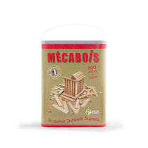 Jeu de constructions MECABOIS 200 pièces