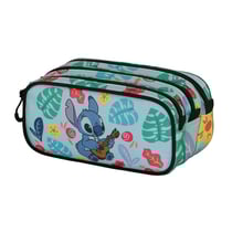 Maxi Trousse Stitch Disney Triple Compartiment Tropical Guitare