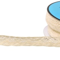 Bobine 25m dentelle éventail 19mm écru
