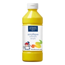 Peinture Acrylique en bouteille jaune primaire 500ml - Lefranc & Bourgeois