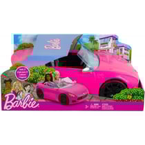 Voiture cabriolet rose barbie - mattel - hbt92 - auto - vehicule - voiture sportive - poupee