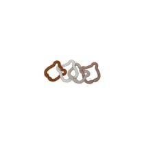 Jeu d'anneaux Silicone 20x7x1cm Teddy Bear