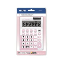 Blister calculatrice 12 chiffres rose, série Édition +