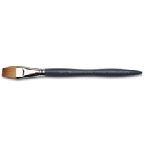Pinceau plat court 19mm aquarelle professionnelle Winsor & Newton