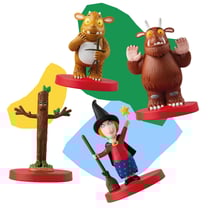 FABA Personnages Sonores Gruffalo et ses amis - énfants à partire de 3 ans - Jouet avec Contenu Éducatif - Fonctionnent avac la conteuse d'histoires FABA