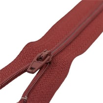 Fermeture fine à glissière non séparable polyester Beaujolais spirale 4mm