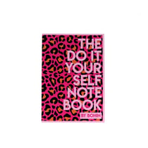 Carnets créatifs A5 - The do it yourself notebook - Pop léopard fuchsia