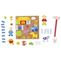 Marteau et sets de clous, ferme