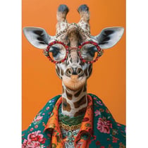 Puzzle 1000 pièces - Crazy Giraffe - Piatnik