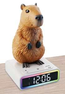 RAINY DAYS CAPYBARA – RÉVEIL DIGITAL LUMINEUX