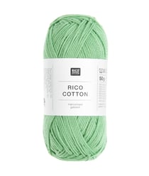 Coton à tricoter ou à crocheter Rico Cotton - Rico Design 603 Eucalyptus