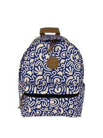 Sac à dos M - Motif blanc et bleu - Athènes - 20L - EASYOU