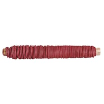 Fil de papier , 0,55mm ø, rouge classique, sur bobine en bois à 50g, 20m