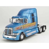 Voiture miniature de collection - IXO - White Western Star 5700XE Tracteur 2016 - Échelle 1/43 - Monté métal - Bleu metal