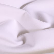 Tissu Toile de coton uni Grande largeur Blanc