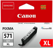 Cartouche d'encre Canon PIXMA CLI-571XL - Grise - 11 ml