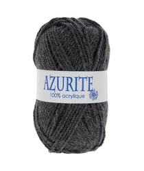 Pelote à tricoter AZURITE de Distrifil - Laissez votre créativité briller à petit prix ! - certifié Oeko-Tex 3077 Gris anthracite