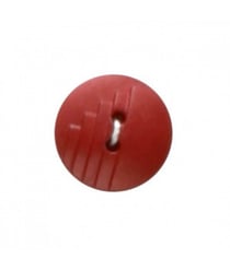 Carte de 2 boutons Graphique rouge 18mm - Distrifil Rouge
