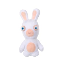 Peluche Lapins Crétins Bean - - Bouche Fermée, 18 cm