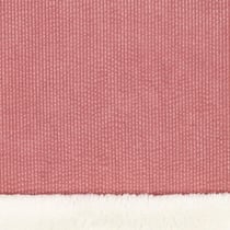 Tissu Velours envers fausse fourrure Rose